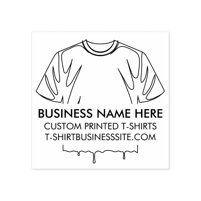 Tampons Encreurs T-shirt Vêtements Imprimer Affaires (Impression)