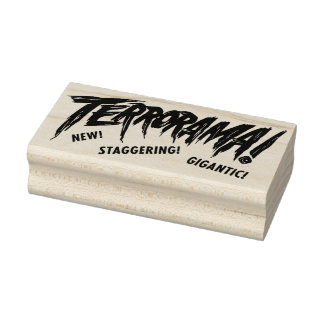 Tampons Encreurs Terrorama ! Film d'horreur vintage