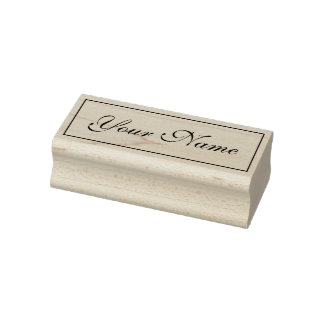 Tampons Encreurs Texte de nom personnalisé manuscrit Signature