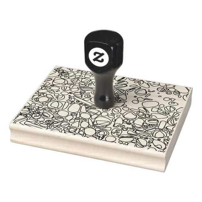 Tampons Encreurs texture des roches fluviales (Tampon)