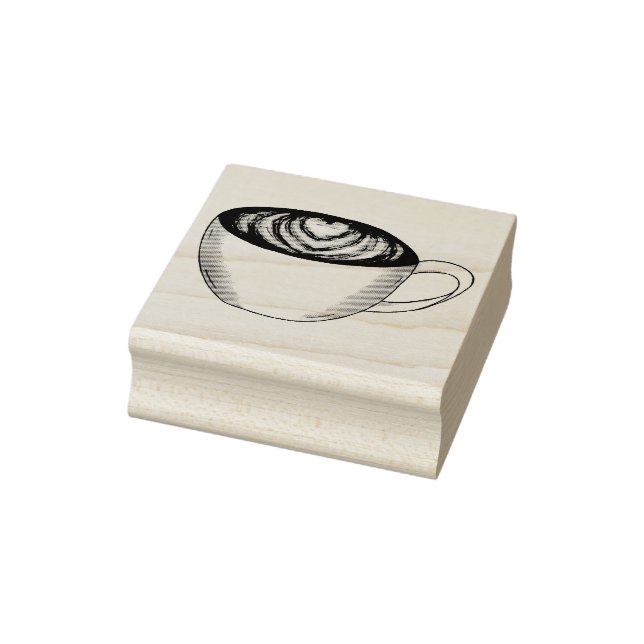 Tampons Encreurs Thé japonais Matcha Green Latte Teacup Foin (Tampon)