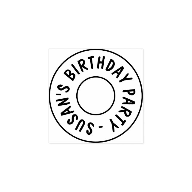 Tampons Encreurs Timbre à la main pour la fête d'anniversaire (Impression)