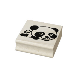 Tampons Encreurs timbre art panda bébé