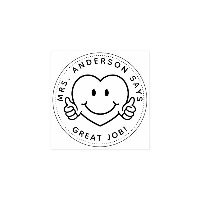 Tampons Encreurs Timbre Cadeau Personnalisé De L'Enseignant Retour  (Impression)