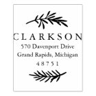 Timbre d'adresse de retour personnalisée de la suc