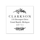 Timbre d'adresse de retour personnalisée de la suc