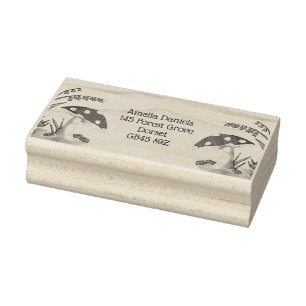 Tampons Encreurs Timbre d'adresse du tabouret du pays