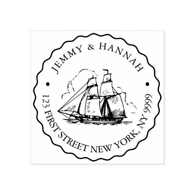 Tampons Encreurs Timbre d'adresse personnalisée, Timbre pour mariag (Impression)