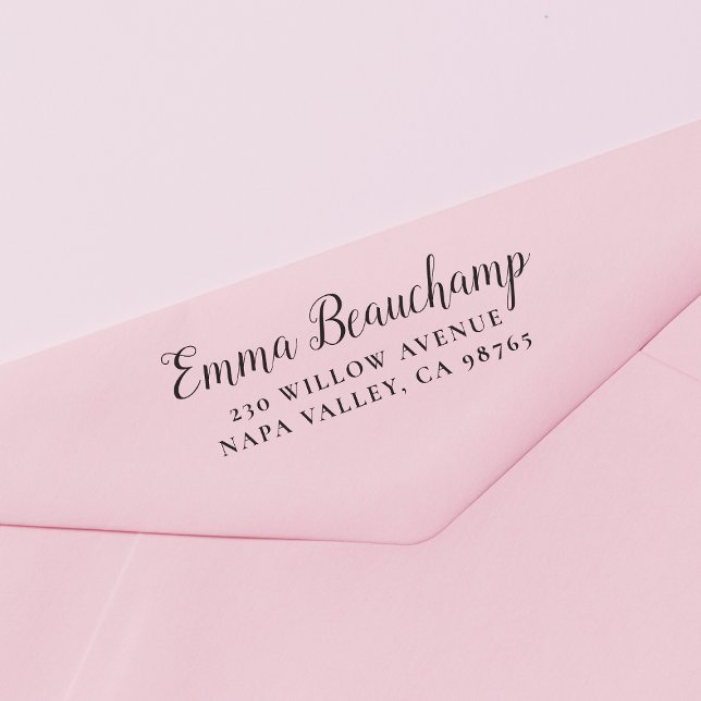 Tampons Encreurs Timbre D'Adresse Pour Courrier Personnel Ou Profes (Stamp Mock-up)