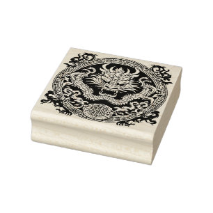 Tampons Encreurs timbre d'art de dragon ornemental