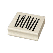 Timbre d'art des bougies d'anniversaire