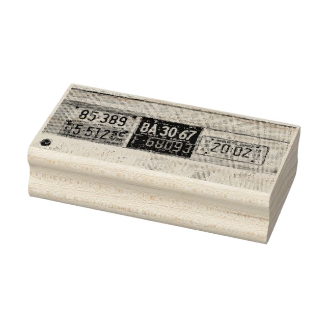 Tampons Encreurs Timbre d'art des plaques d'immatriculation des aut (Tampon)