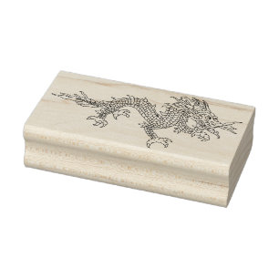 Tampons Encreurs timbre d'art du dragon oriental