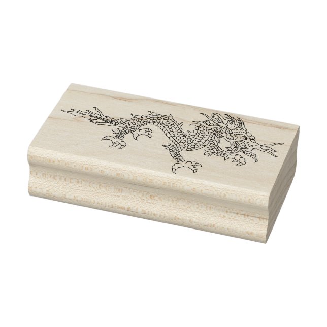 Tampons Encreurs timbre d'art du dragon oriental (Tampon)