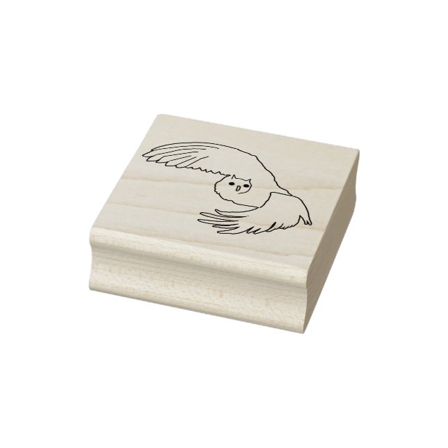 Tampons Encreurs Timbre d'art du hibou volant (Tampon)