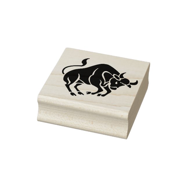 Tampons Encreurs timbre d'art du zodiaque taurus bull (Tampon)