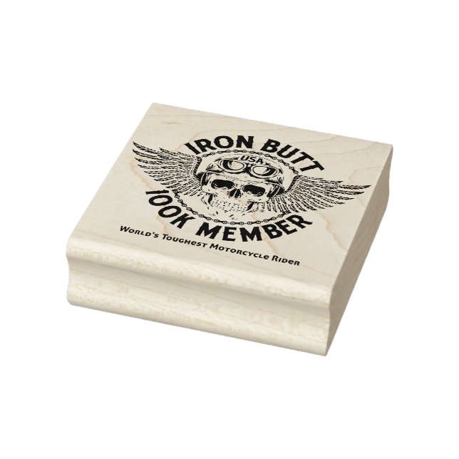 Tampons Encreurs Timbre d'art en bois Bouton de fer (Tampon)