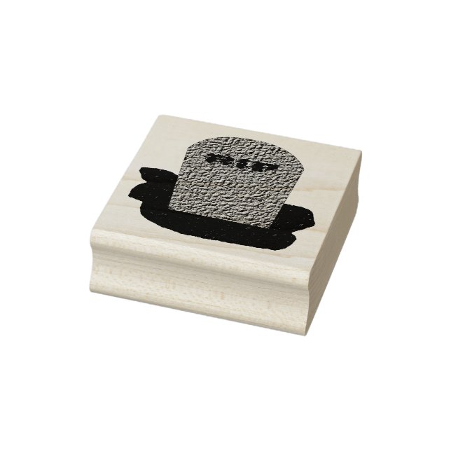 Tampons Encreurs Timbre d'art en bois de Tombstone RIP (Tampon)