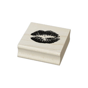 Tampons Encreurs Timbre d'art en bois Lush Lips