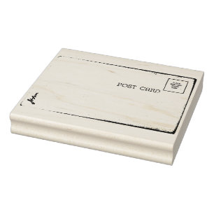 Tampons Encreurs Timbre d'art en caoutchouc de la carte postale Vin