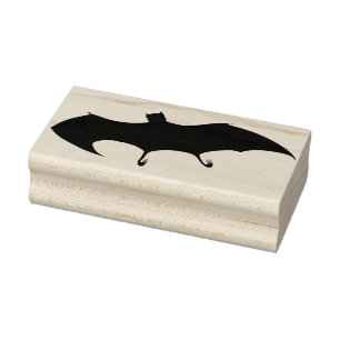 Tampons Encreurs Timbre d'art en caoutchouc Halloween Bat Silhouett