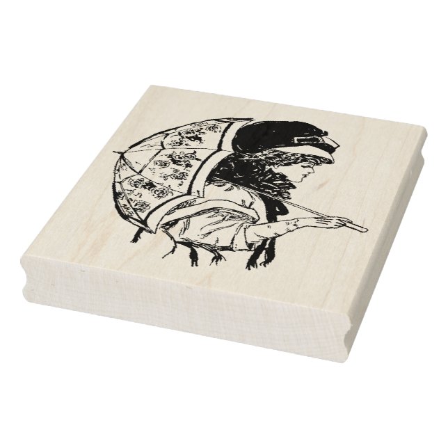 Tampons Encreurs Timbre d'art en caoutchouc pour femme Vintage clas (Tampon)