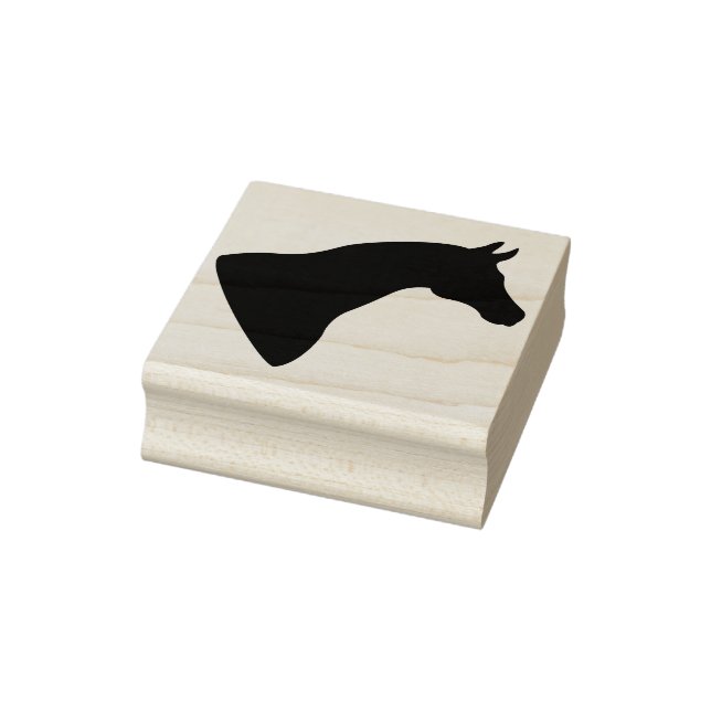 Tampons Encreurs timbre d'art en silhouette à tête de cheval (Tampon)