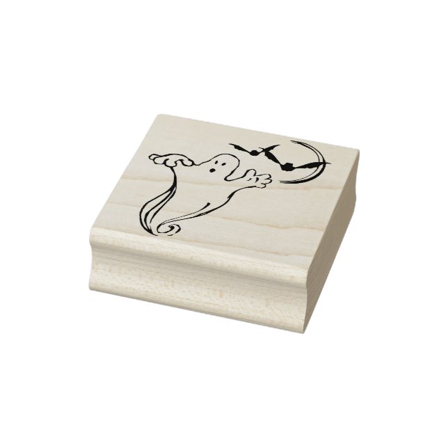 Tampons Encreurs Timbre d'art illustrant le fantôme et la chauve-so (Tampon)