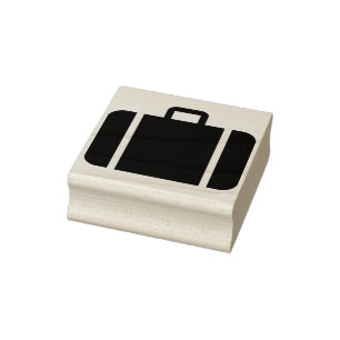 Tampons Encreurs timbre d'art silhouette de valise