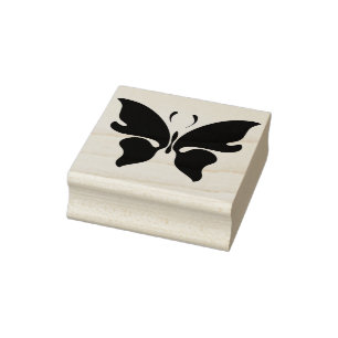 Tampons Encreurs timbre d'art silhouette papillon