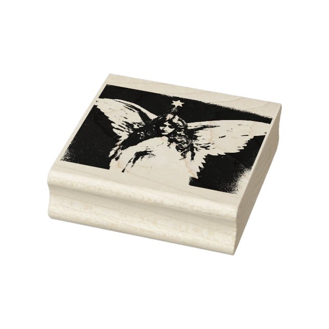 Tampons Encreurs Timbre d'art victorien Angel, Belle femme ailes (Tampon)