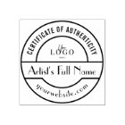 Timbre d'authenticité pour artiste de la galerie d