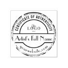 Timbre d'authenticité pour artiste de la galerie d
