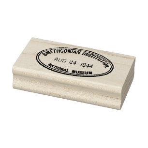 Tampons Encreurs Timbre de bibliothèque Établissement Smithsonian 1