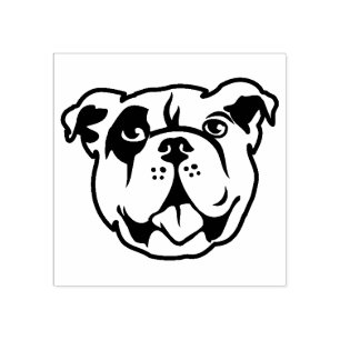 Tampons Encreurs Timbre de Bulldog anglais mignon