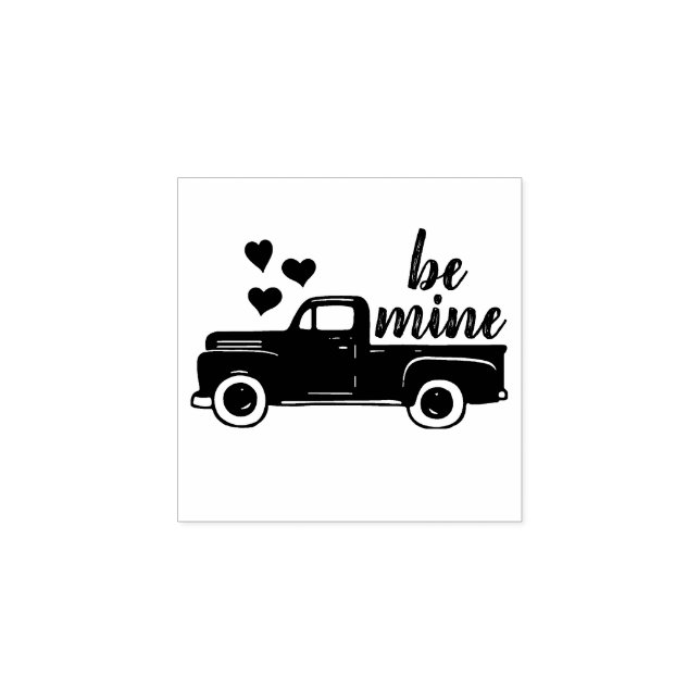 Tampons Encreurs Timbre de camion de la Saint-Valentin (Impression)