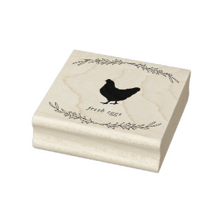 Tampons Encreurs Timbre de carton d'oeuf Vintage sucré - Oeufs frai