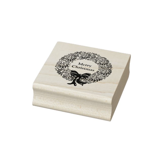 Tampons Encreurs Timbre de couronne de Noël (Tampon)