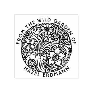 Tampons Encreurs TIMBRE DE JARDIN DE BOUQUET FLEUVE vintage