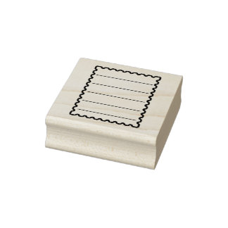 Tampons Encreurs Timbre de journal de bricolage avec des lignes