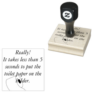 Tampons Encreurs Timbre de papier toilette