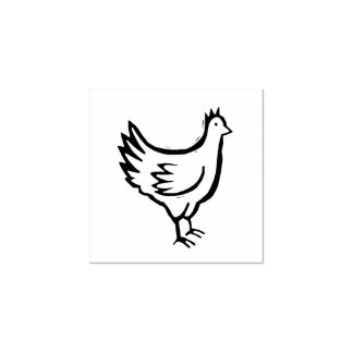 Tampons Encreurs Timbre de repas de poulet do-it-yourself Mariage F