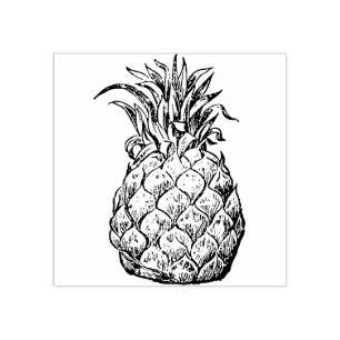 Tampons Encreurs Timbre en caoutchouc ananas