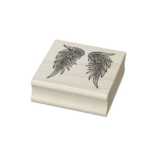 Tampons Encreurs Timbre en caoutchouc Angel Wings