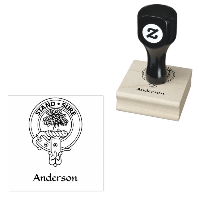 Tampons Encreurs Timbre en caoutchouc Clan Anderson (Tamponné)
