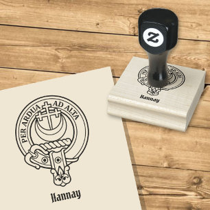 Tampons Encreurs Timbre en caoutchouc Clan Hannay Crest