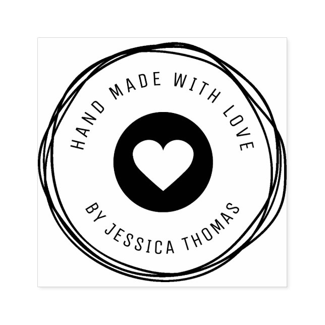 Tampons Encreurs Timbre en caoutchouc d'amour artisanal (Impression)