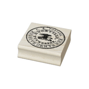Tampons Encreurs Timbre en caoutchouc de 3 tailles Courrier vintage