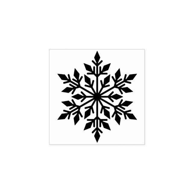 Tampons Encreurs Timbre en caoutchouc de flocon de neige (Impression)