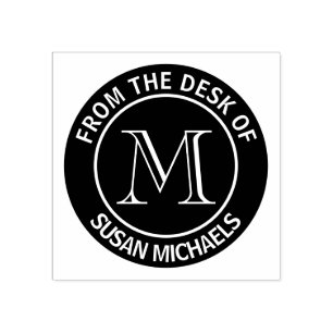 Tampons Encreurs Timbre en caoutchouc de phoque monogramme